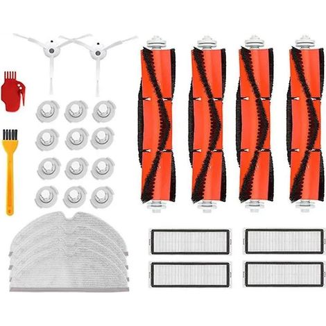 Pièces détachées pour aspirateur 1 1s S5 S6 Pure : lingette lavable, filtre HEPA, brosse principale, brosse latérale (1/5)