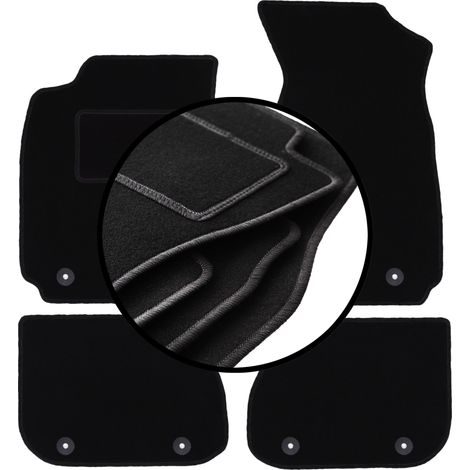 Juego de alfombrillas de terciopelo para: Audi A4 B5 FL sedán, familiar, Avant (1999-2001)