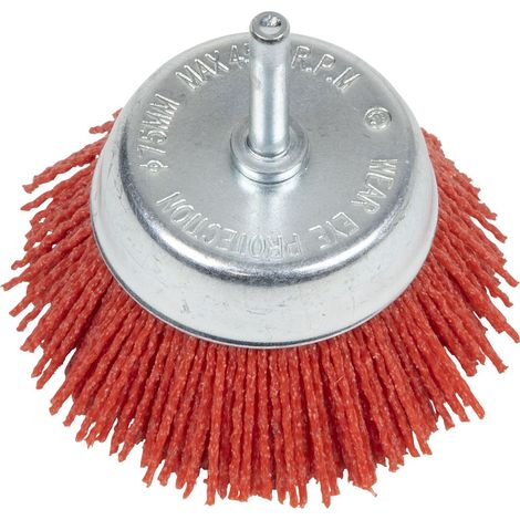 Sealey NFB75 75mm Nylon Filament Cup Brush with 6mm Shaft (1/5)