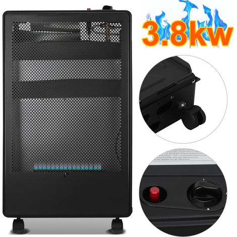 Randaco Gasofen mit blauer Flamme 3800 W, faltbar und mobil, für LPG bis 15 kg (1/5)