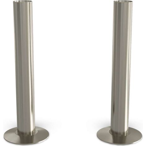 Talus - Silver Nickel Brushed Pipe Covers 130mm