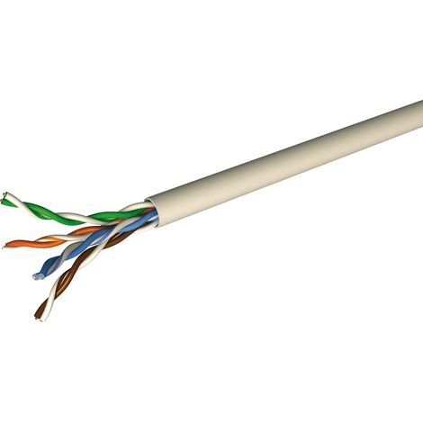 cable réseau - catégorie 6a - u/ftp - sans halogène - couronne de 305 mètres