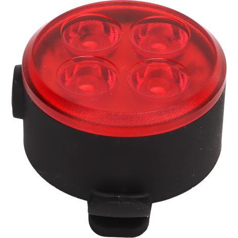 Feu arrière de vélo rechargeable par USB, étanche, pour une sécurité optimale et une utilisation nocturne. 350 mAh, rouge. (1/5)