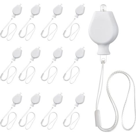 Carming - Guirlande lumineuse LED pour ballons - Lumière blanche froide constante - Sans fil - Plastique écologique - Légère et réutilisable - Idéale pour la décoration intérieure et extérieure - Lot (1/5)