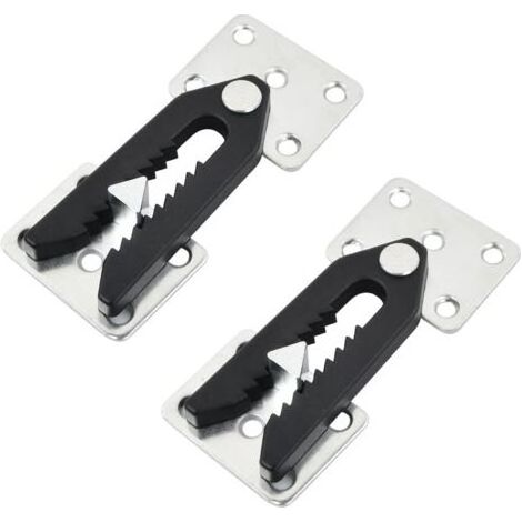 2 Pièces Connecteurs de Meubles,Connecteurs de Canapé Rembourré,Métal Galvanisé,Connecteur de Canapé Sectionnel avec Fermeture à Clip,Boucle de Connexion de Canapé pour Lits, Tables (1/4)