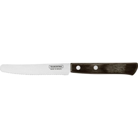 Tramontina Frühstücksmesser 11,5 cm Edelstahl mit Holzgriff