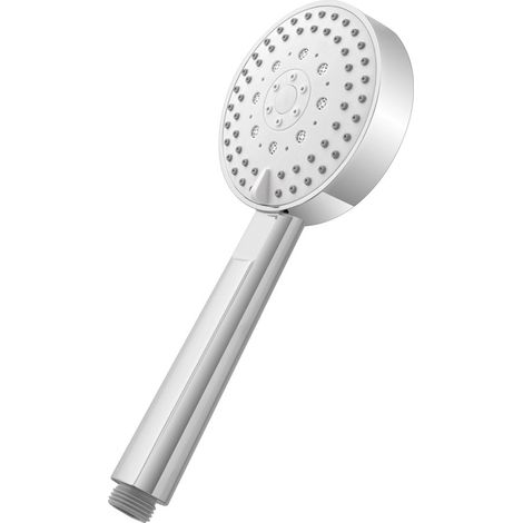 Doccino tondo 25,5cm cromato multigetto a getti concentrici in ABS anticalcare Hidra (1/3)