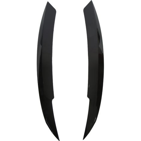 Cornice per fari, nero lucido, effetto 3D, impermeabile, per MK6 NCS 2010-2018, eccellente protezione, facile da installare. Manutenzione molto semplice. (1/5)