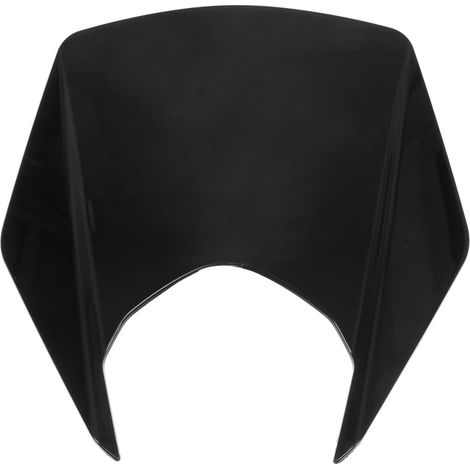 Cubierta/carenado de faro TNT/plástico, negro, Derbi Senda DRD 10-17 / Gilera RCR, SMT 11-17