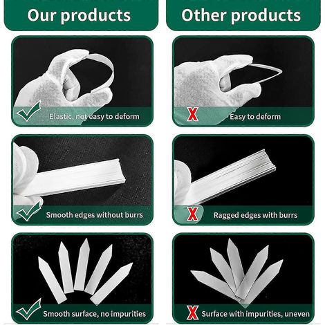 Étiquettes pour tuteurs de pépinière étanches en plastique (1/5)
