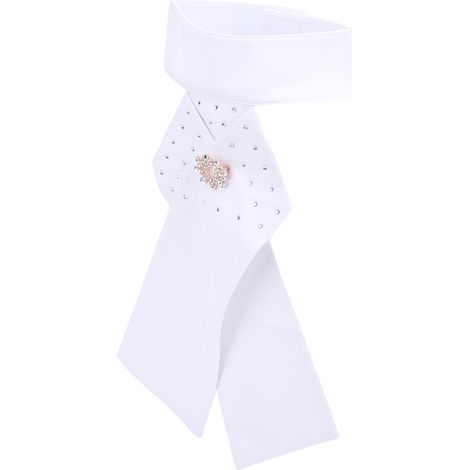 Cravate équestre pré-noueuse adulte avec fermoir en coton - Collier pour chevaux (1/5)