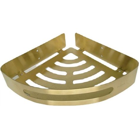 Galvanized Bathroom Shelf / Gold Stainless Steel Corner Shelf Bathroom Soap Bathroom Shelves (1/5)