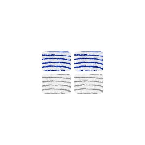 4 Pièces Chiffons de Rechange pour Rowenta Clean & Steam, Compatibles avec Modèles ZR005801 / RY7 / RY8, Accessoires Serpillière Microfibre Lavable et Réutilisable (1/4)