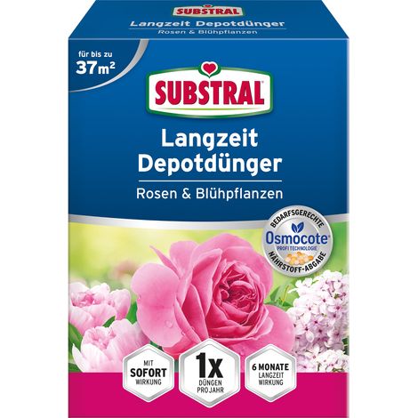 Substral Langzeit Depotdünger Rosen und Blühpflanzen 1,5 kg Dünger (1/10)