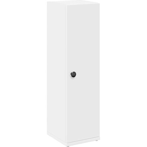 Meuble de salle de bain avec porte-rouleau blanc 20,5x22x72 cm