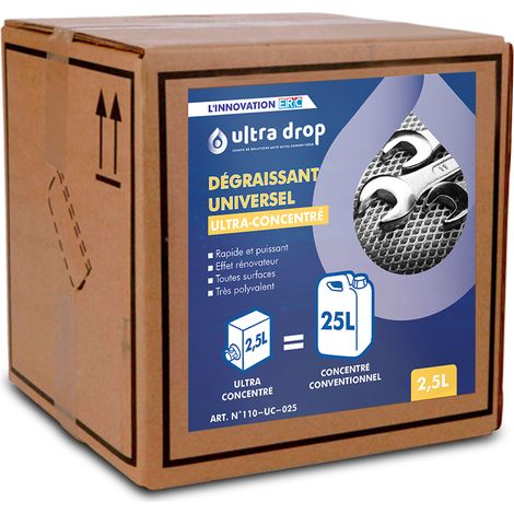 Dégraissant Universel Ultra concentré Ultra drop 2,5L ERC