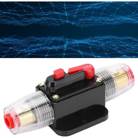 Disjoncteur Breaker2 à réarmement automatique, porte-fusible audio 100 A (1/5)