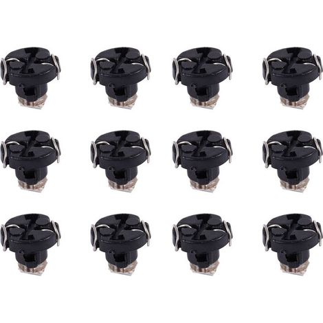 Adecuado para 12 bombillas LED SMD T3 blancas 1210 3528 para salpicadero, para uso automotriz.