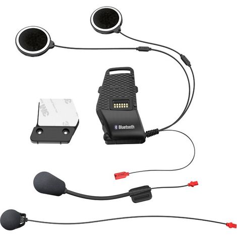 Kit de montaje de intercomunicador universal SENA 10S con micrófonos para motocicletas