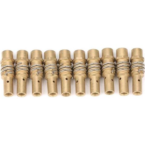 10pcs Porte-embouts Buse Soudage MIG Consommable Accessoire pour Chalumeau Torche 15AK, Accessoire pour Soudage MIG Accessoires et pièces détachées pour fer à souder électrique