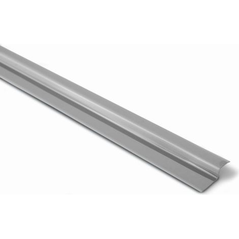 Solin en inox pour grès 44 mm – Longueur 100 cm – Adhésif B801704 pour joints – Finition propre et professionnelle – Brinox