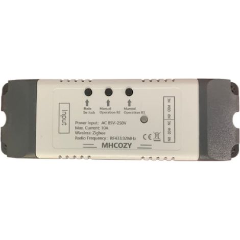 Interrupteur relais intelligent ZigBee 2 canaux 5 V - Verrouillage automatique réglable - Fonctionne avec hub ZigBee nécessaire (1/5)