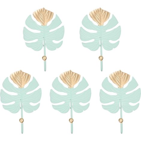 muraux Healeved petits motif feuille de Monstera lot de 5 en