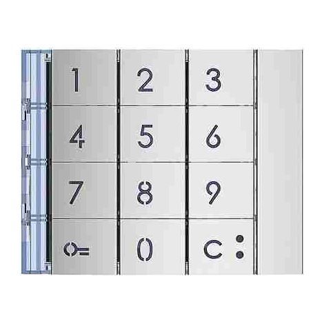 BTI353001 Frontplatte für numerische Tastatur, Ganzmetall-Finish