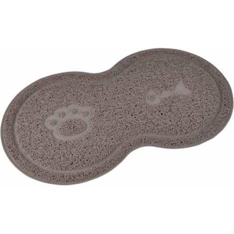 Tapis Repas pour Chien & Chat "Double" 46cm Taupe