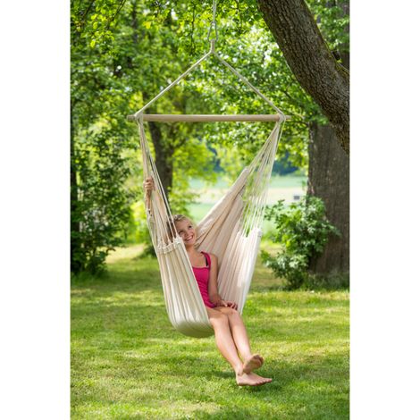 AMAZONAS XL Hängesessel Brasil Natura mit Spreizstab Sitzfläche ca. 160 x 130 cm (1/3)