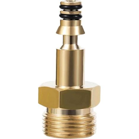 Adaptateur pour nettoyeur haute pression, connecteur rapide pour nettoyeur haute pression, remplacement direct, accessoires pour nettoyeur haute pression faciles Ă installer (1/5)