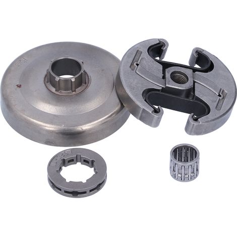 Kit d'embrayage, pignon et roulement pour tronçonneuse Husqvarna 325 340 345 346XP 350 351 353 445E 450 - 7 dents