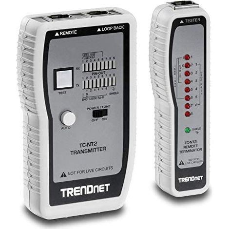 Trendnet TC-NT2 Netzwerkkabeltester Blau Weiß (1/3)