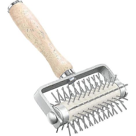 Nudelholz aus Edelstahl mit Spikes, selbstgemachtes Pizzawerkzeug (1/5)