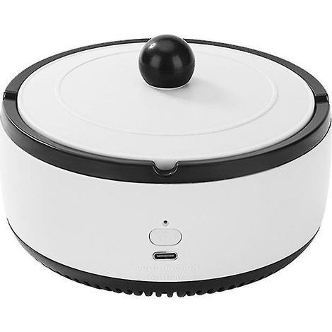 Cendrier multifonctionnel sans fumée pour intérieur et extérieur, purificateur d'air, rechargeable par USB, de bureau (1/5)