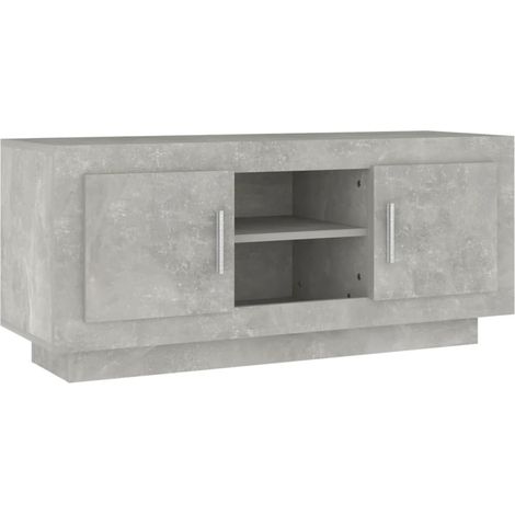 Mobile TV multimediale scaffale per televisione televisore buffet sala da pranzo soggiorno camera da letto 102 x 35 x 45 cm pannelli compositi grigio 020025570
