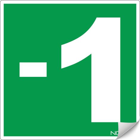 Panneau Niveau -1 - Adhésif 200x200mm - 4231495
