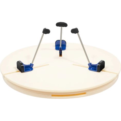 Tornio da vasaio, materiale ABS, dimensioni 394 cm, lunghezza gambe di supporto 15,5-5,5 cm, diametro applicabile 25-36 cm, intervallo di scala 16-36 cm (1/5)