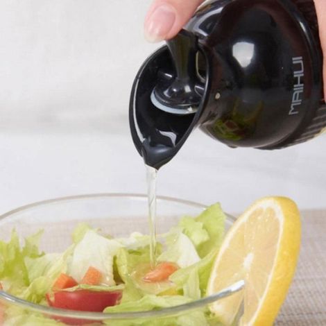Shaker Manuel 200 Ml - Récipient Mélangeur Étanche Pour Vinaigrette Et Sauce Salade - 1 Pièce (1/4)