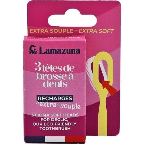 Recharge de 3 têtes de brosse à dents - Extra souple (1/5)