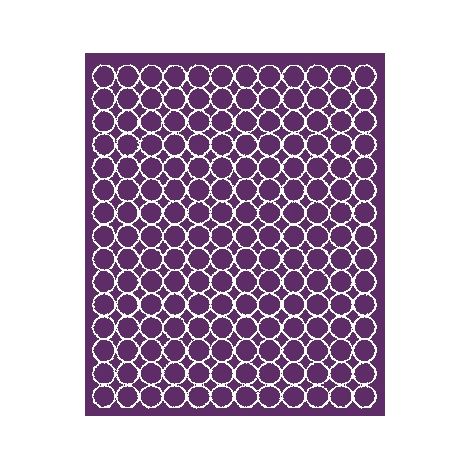Runde Aufkleber, 1,5 cm, Punktaufkleber, 180 Stück, lila glänzend