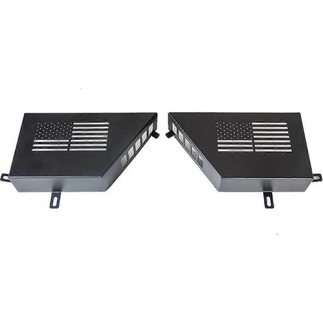 paire de boîtes de rangement pour portières avant, inserts latéraux pour Jeep - Noir - (1/5)