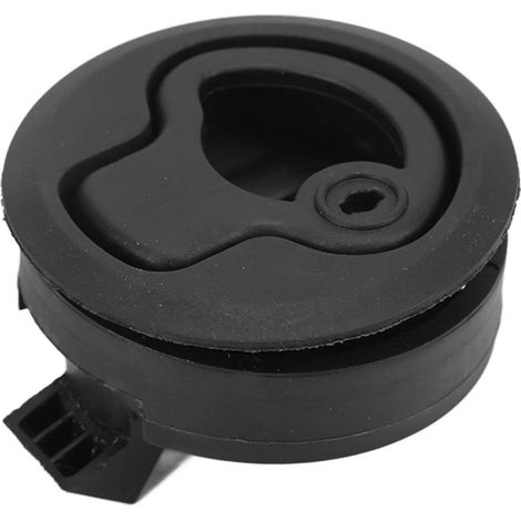 Loquet à fermeture encastrée de 5 cm (2 pouces) pour trappe de bateau, style rond, avec clés, pour camping-car ou yacht (1/5)