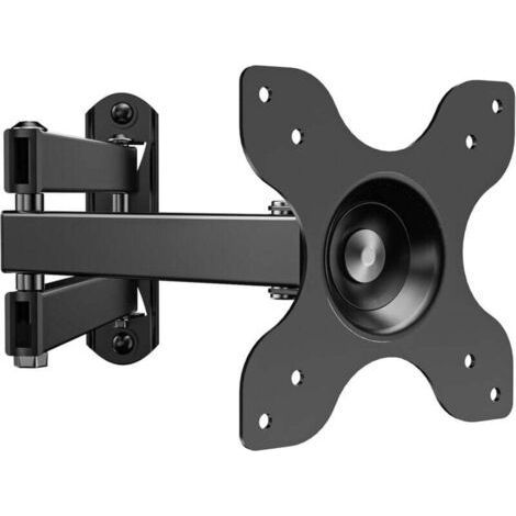 TV Wall Mount with Articulating Arm for 15" Extendable Arm, Fits Most 13-32" LED Flat Panel Displays with Mounting Holes up to 100x100mm, Black (1/4)