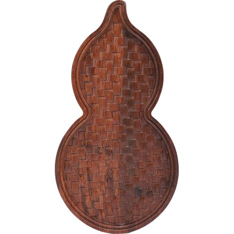 Plateau de service à thé en forme de gourde, tapis de Pot chinois, dessous de verre décoratif, Table pour maison, ferme, bureau, Bar (1/5)