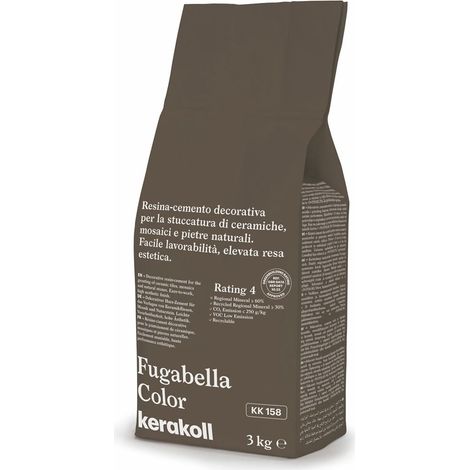 Joint de carrelage Fugabella Color FILL 3 kg by KERAKOLL Coloris KK158 - anciennement 46 (1/3)