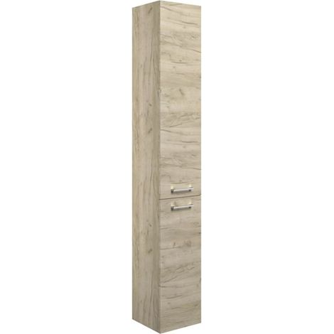 Signature Aalborg Floor Standing 2-Door Tall Unit 350mm Wide - Oak (1/3)