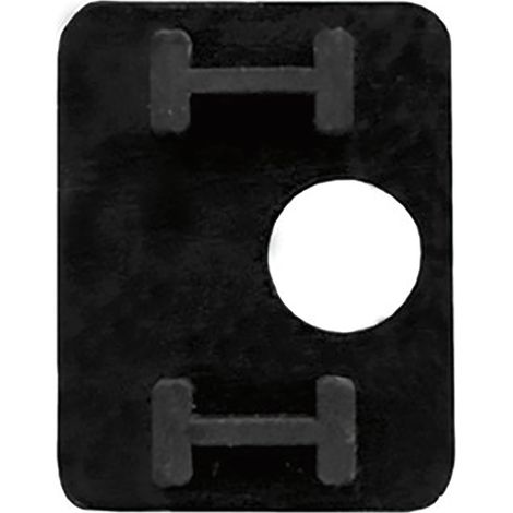 Einlage zu Glasklemmbeschlag Modell 26 für 12,76 mm Glas, Gummi