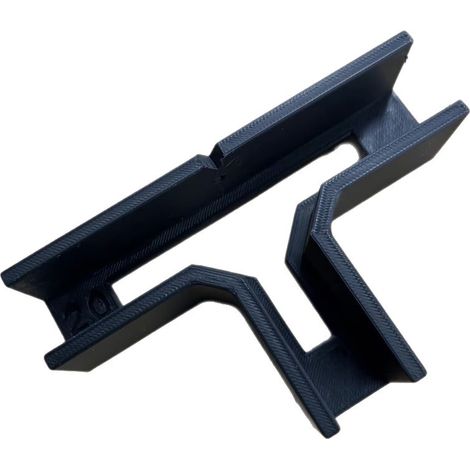 Équerre d’angle pour assemblage de panneaux bois, gabarit de positionnement à clipser pour menuiserie (1/5)