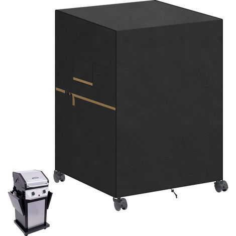 Grillabdeckung, wasserdichtes Oxford-Gewebe, UV-beständig, für Weber Char-Broil Outdoor-Grills (1/5)